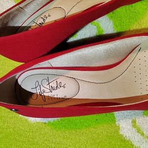 Life Stride Elegant Red Heels
